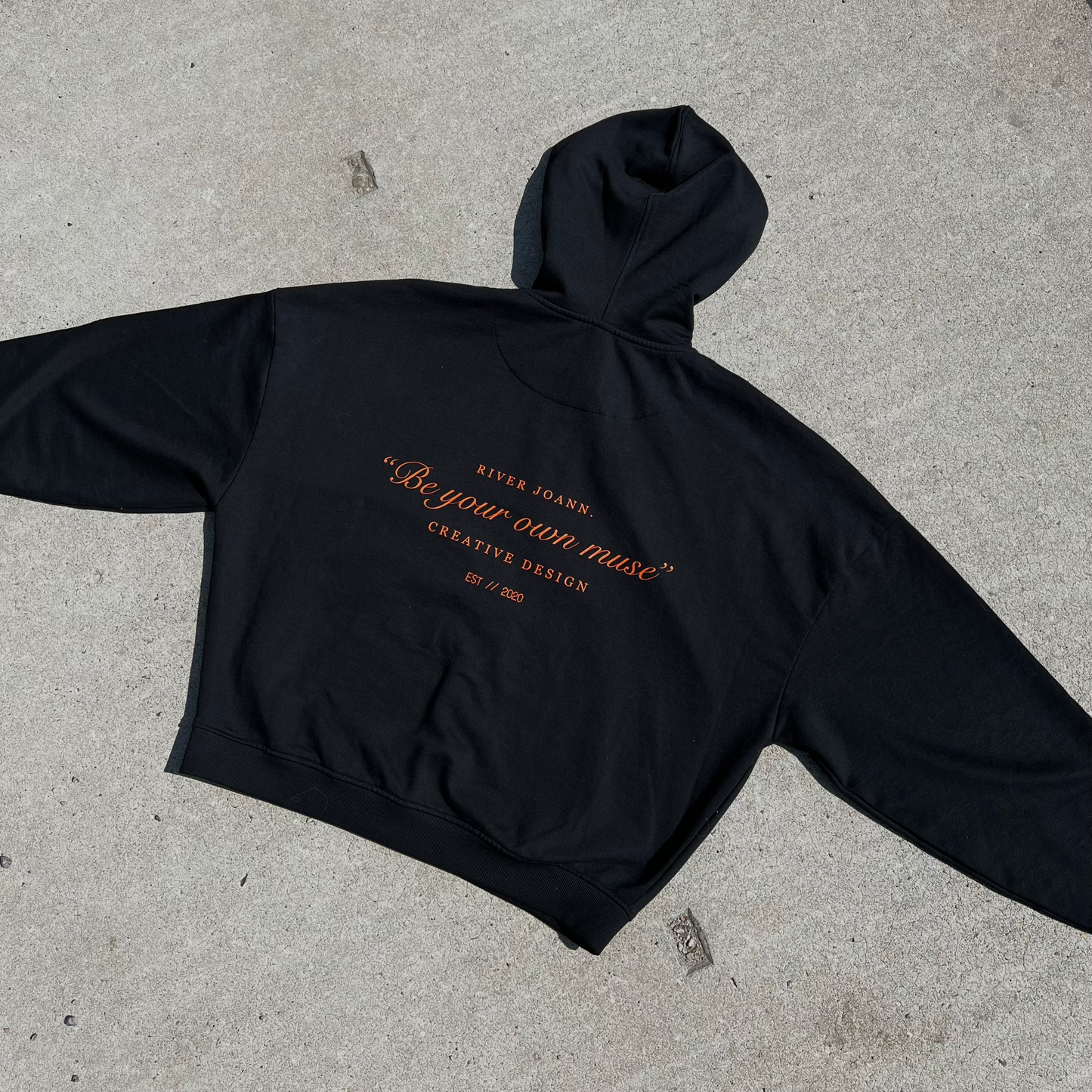 River Joann - Creative design zip hoodie River Joann - Creative design zip hoodie